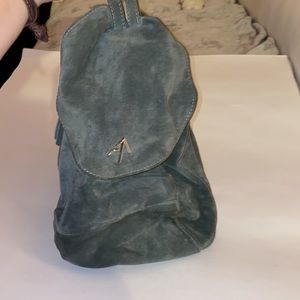 Manu Atelier Jade Suede Bag & Backpack Small